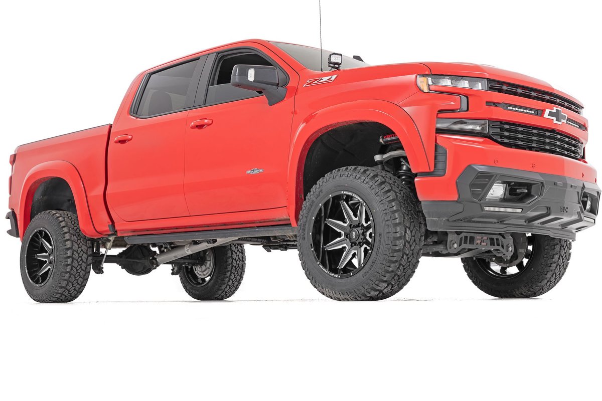 Chevrolet K3500 Wheel - Rough Country - Series 91, One-Piece - Gloss Black - '88-'00